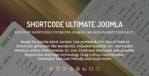 Read more about the article Shortcode Ultimate Plugin for Joomla v2.0